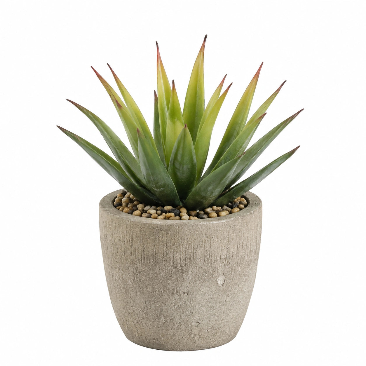 Plante grasse artificielle en pot 45 cm vert gris décorative réaliste